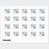Love Winter Snowman Hearts Snow Wintry Square Stic Vierkante Sticker (Vel)