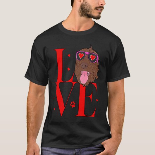 Love Wirehaired Pointing Griffon T-shirt (Voorkant)