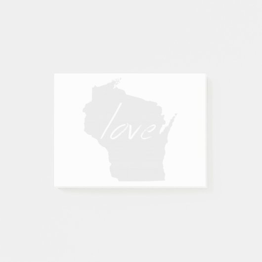 Love Wisconsin Post-it® Notes (Voorkant)