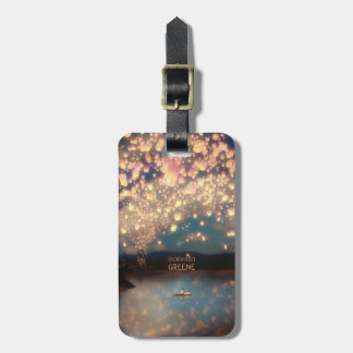 Love Wish Lantern Bagagelabel