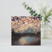 Love Wish Lantern Kaart (Staand voorkant)