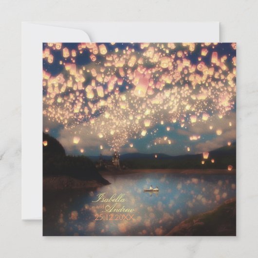 Love Wish Lantern Kaart (Voorkant)