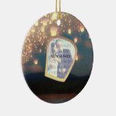 Love Wish Lantern Keramisch Ornament (Rechts)