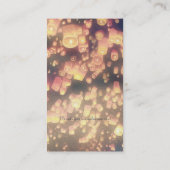 Love Wish Lantern Visitekaartje (Achterkant)