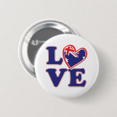 LOVE-with-Australia-Heart Ronde Button 5,7 Cm (Voorkant /achterkant)