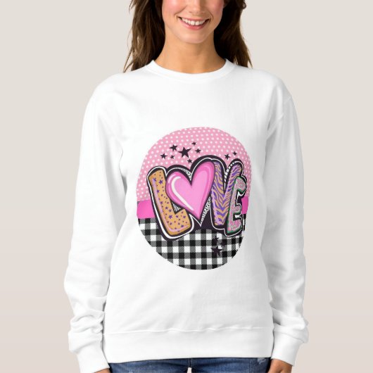 Love Women's Basic Sweatshirt (Voorkant)