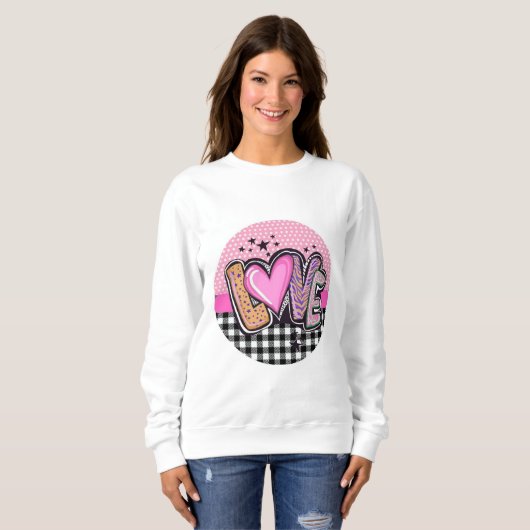 Love Women's Basic Sweatshirt (Voorkant volledig)