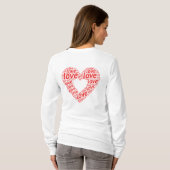 Love Women's T-Shirts 1 (Achterkant volledig)