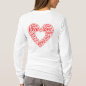 Love Women's T-Shirts 1 (Achterkant)