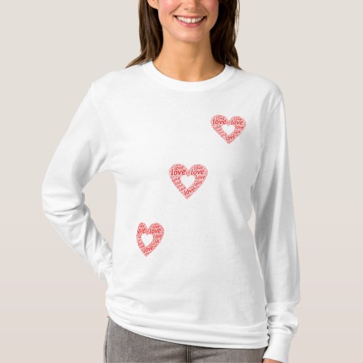 Love Women's T-Shirts 1 (Voorkant)
