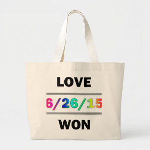 Love Won Grote Tote Bag