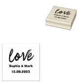 Love Wood Art Stamp Rubberstempel (Gestempeld)