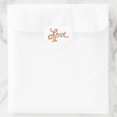 Love Word Art harten Custom Decal Stickers (Tas)