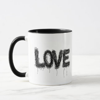 LOVE Word Design Mok: Show uw liefde elke morgen Mok