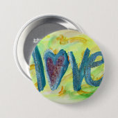 Love Word Fresh Spring Art Pin Buttonnen Ronde Button 7,6 Cm (Voorkant /achterkant)