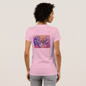 Love Word Sunset Twilight Glitter Art TShirts (Achterkant volledig)