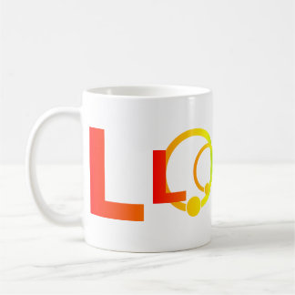 LOVE Wordmark Mok Regenboog