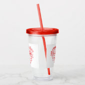 Love Words Acryl Drinkbeker (Links)