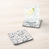 Love Words Bier Onderzetter (Rechterzijde)