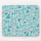  Love Words & Hearts Muismat (Voorkant)