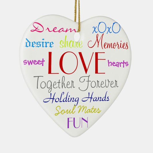 Love Words Ornament (Rechts)