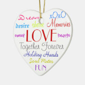 Love Words Ornament (Links)