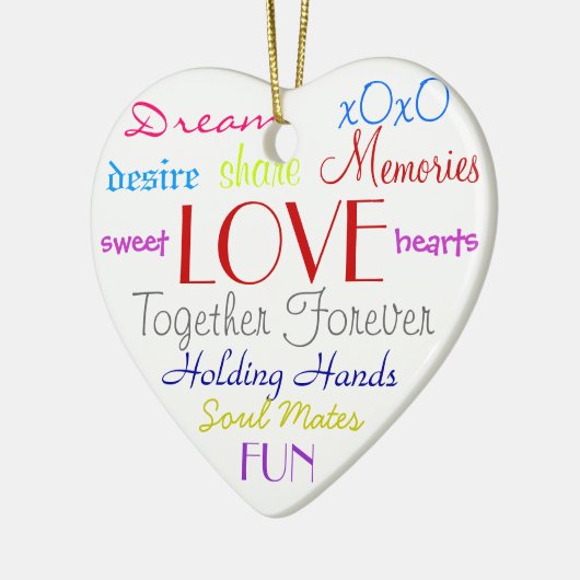 Love Words Ornament (Links)