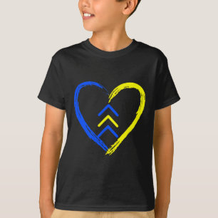 Love World Down Syndroeness Day Love 3 Arro T-shirt