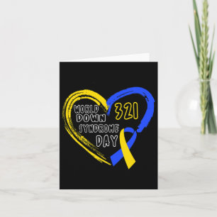 Love World Down Syndrome Awareness Day Love Kaart