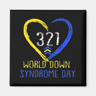 Love World Down Syndrome Awareness Day Love Magneet