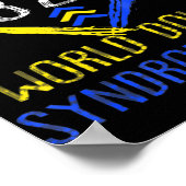 Love World Down Syndrome Awareness Day Love Poster (Hoek)