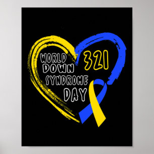 Love World Down Syndrome Awareness Day Love Poster