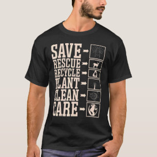 Love World Earth Day 2022 Planet Environmental Ani T-shirt