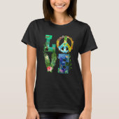 Love World Earth Day 2023 Peace Save Planet Enviro T-shirt (Voorkant)