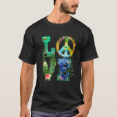 Love World Earth Day 2023 Peace Save Planet Enviro T-shirt (Voorkant)