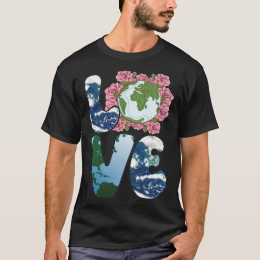 Love World Earth Day 2023 Planet Environmental Ani T-shirt (Voorkant)
