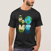 Love World Earth Day 2023 Save Planet Environmenta T-shirt (Voorkant)
