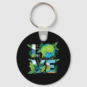Love World - Milieubescherming Earth Day CL Sleutelhanger