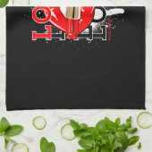 Love Worldwide Streetwear Lips  mode Theedoek (Gevouwen)