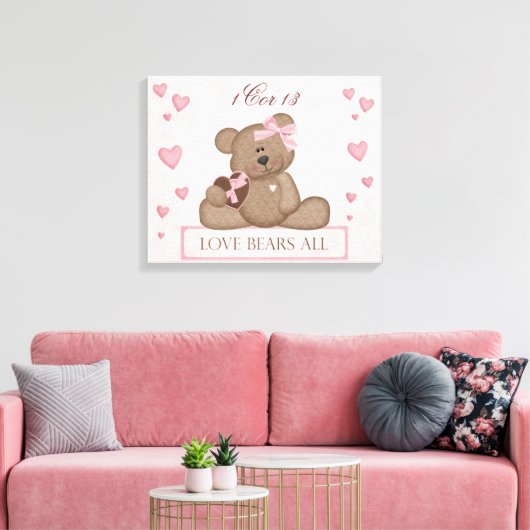 Love Wrapped Canvas (Insitu (Woonkamer))