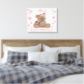 Love Wrapped Canvas Afdruk (Insitu (Slaapkamer))