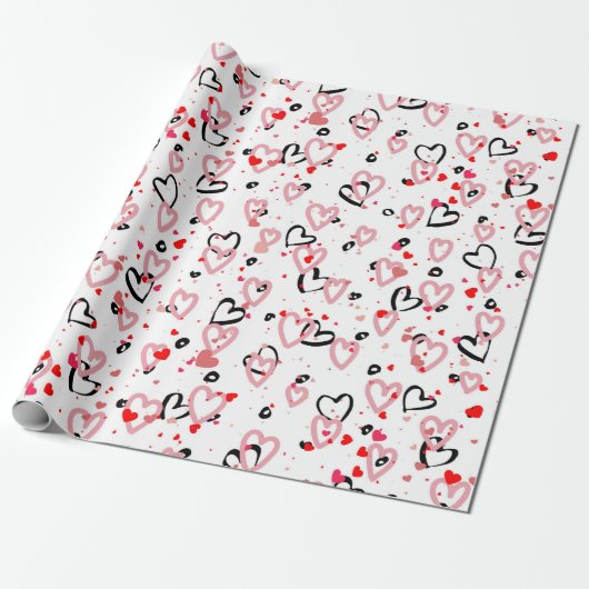 Love Wrapping Paper Cadeaupapier (Uitgerold)