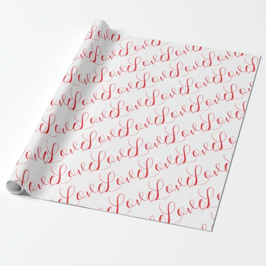 Love Wrapping Paper Cadeaupapier (Uitgerold)