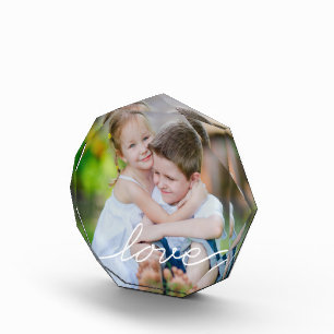 LOVE Writing Modern Photo Block Fotoblokken