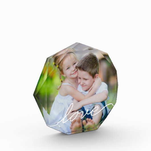 LOVE Writing Modern Photo Block Fotoblokken (Links)