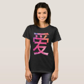 Love Written In Chinese Characters Valentine's Day T-shirt (Voorkant volledig)