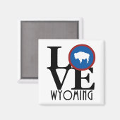 LOVE Wyoming Magneet (Voorkant / Achterkant)
