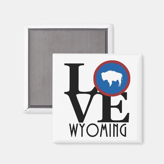 LOVE Wyoming Magneet (Voorkant / Achterkant)
