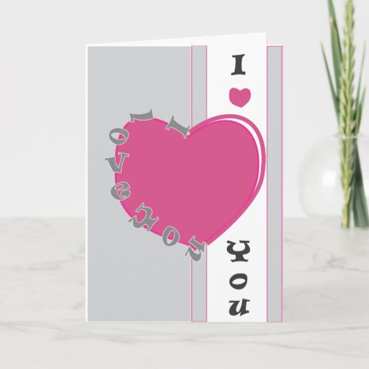 Love Ya! Feestdagen Kaart (Voorkant)