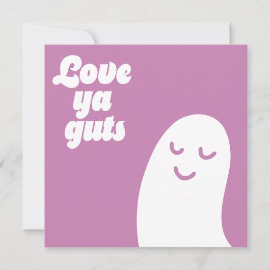 Love ya guts - Probiotic Valentine Feestdagenkaart (Voorkant)